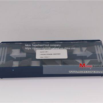 CBN Tools Braed CBN Inserts For Machining Gray Cast Iron Brake Disc With Positioning Hole photo-4