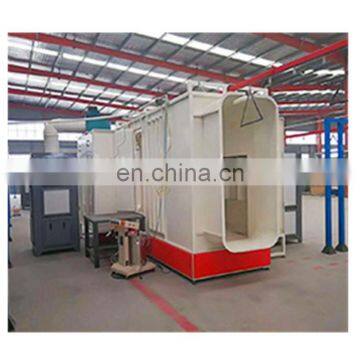 Automatic powder coating booth for aluminium profiles 66