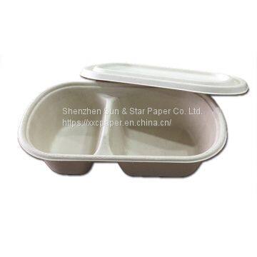 26oz Salad Bowl with bleached bagasse pulp