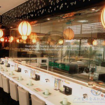 Sushi Belt For Rotary Dim Sum Buffet Restaurant Sushi Conveyor Belt System