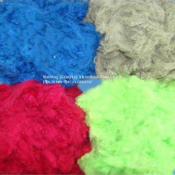 Dope Dyed Color Recycled Polyester Staple Fiber