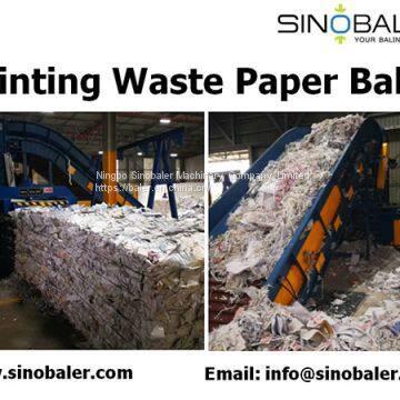 Printing Waste Paper Baler Machine