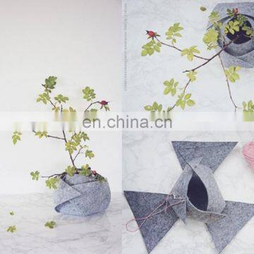 Home Decoration Felt Flower Pot for Living Room photo-4