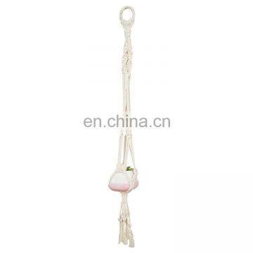 Home Boho Decor Indoor and Outdoor Cotton Rope 31 Inch Macrame Plant Hangers photo-4