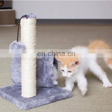 Wooden Sisal Oem Manufacturer Wholesale New Design Wooden Cat Scratching Post
