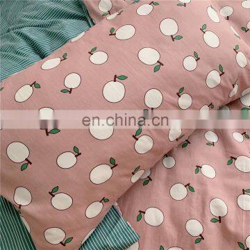 2020 Summer Hot Selling Reactive Printing 100% Cotton 4 Pcs Luxury Comforter Bed Sheet Duvet Cover Pillow Case Bedding Set photo-7