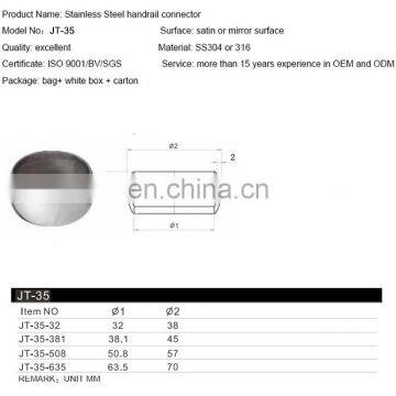 Sonlam JT-35, Wholesale Stainless Steel Handrail Tube Connector for Pipe photo-2