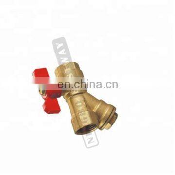 high performance brass ball valve with filter