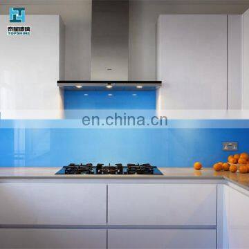 Factory Supply high quality tempered silkscreen kitchen splashback glass