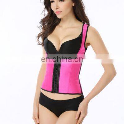 Popular women Postpartum girdle Waist Trainer training corsets wholesale rubber corsets colombian fajas latex corset top