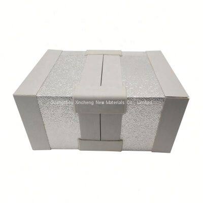 China Supply HVAC Ventilation Duct Board Steel Covered Phenolic Foam Sandwich Panel photo-3