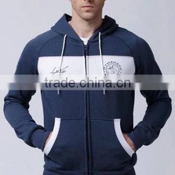 Wholesale pattern fashion zip up hoodies