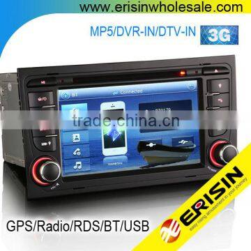 Erisin ES7078A Double Din Car DVD Player with GPS for B9 B7 RNS-E