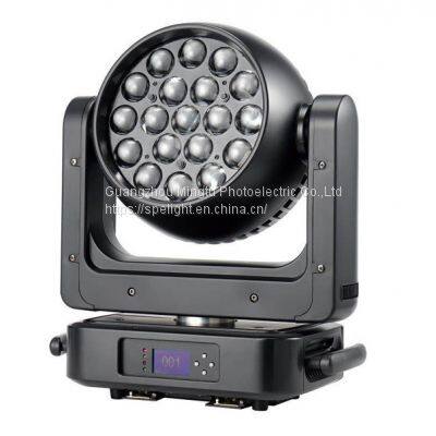 19pcs 25W 4 In1 LED Zoom Wash Moving Head Beam Light photo-2