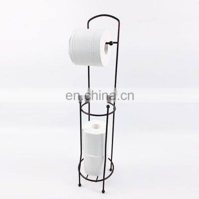 wholesale paper towel roll holder shelf brass unique free standing modern toilet paper holder stand metal rack