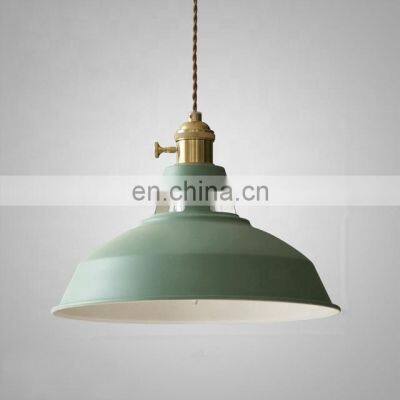 Modern Decorative Metal Pendant Lamp E27 Nordic Colorful Hanging Light