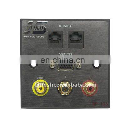 Computer Interface Multimedia Interface Panel Mount AC Power Wall Socket