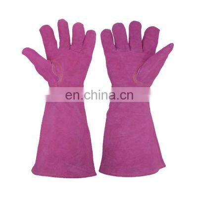 HANDLANDY Hot sale Gauntlet garden gloves work gardening gloves for ladies