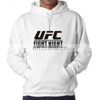 Custom logo men's fighting UFC casual sports hooded sweater plus size jogging suit long-sleeved pullover