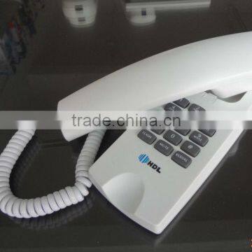 Slim corded line basic telephone mini telephone