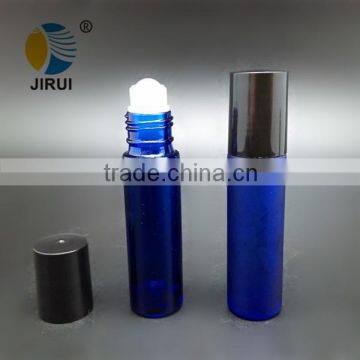 10ml Frosted Blue Glass Roll on Bottle photo-3