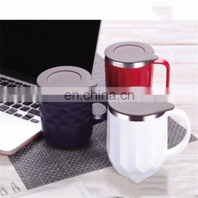 Colorful Eco-friendly Reusable Stainless Steel Coffee Mug Double Wall Insulated Thermal Warmer Tea Mugs Cups With Custom Logo