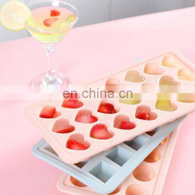 Wholesale Manufacturer Selling Custom Heart Shape Silicone Ice Cube Tray photo-3