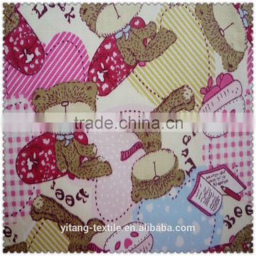 Twill cotton baby's clothing fabric