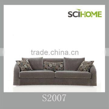 Classical Style Fabric Sofa Set Living Room Sofa 3 Seater