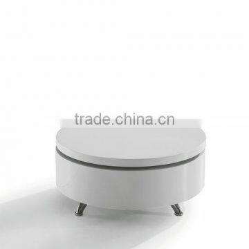 Flower Shape Multi Functional White Coffee Table For Comfort Quality Choice photo-2