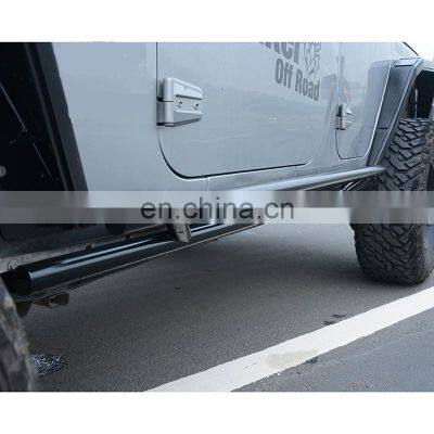 New car running board for jeep wrangler jk jl 4 Door 2018 heavy duty side rocker guards for JK unlimited rock sliders