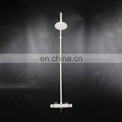 Durable wall mounted bathroom accessories pvc rain rainfall shower head set