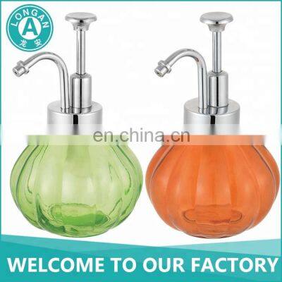 Trade Assurance Multi-Colors 304 Stainless Steel 16 Oz Glass Plastic Clear Glass Bottle With Pump Dispenser With Lid photo-3