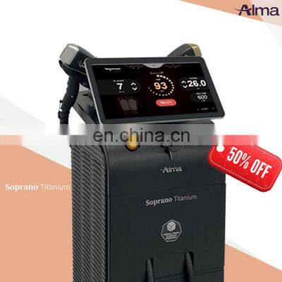 2022 Professional alma sopran ice titanium laser sopran 755mm 808mm 1064mm diode laser machine price