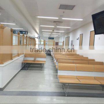 Advanced Aluminium Alloy Hospital Waiting Chair 3 Seater,4 Seater 5 Seater Airport Waiting Area Long Benches H60B-6 photo-3