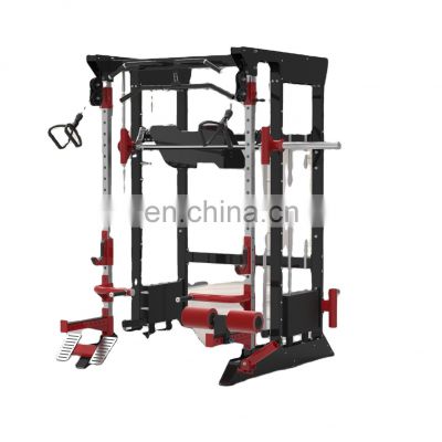 gym equipment fitness lat pulldown low row multi functional trainer smith machine