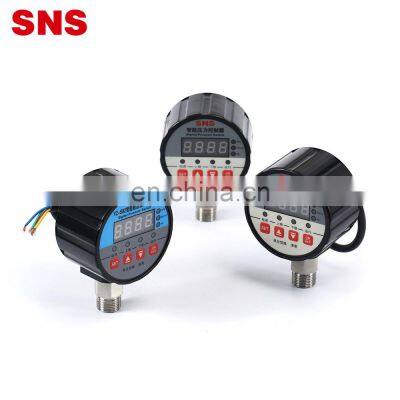 SNS YZ-S8 series electrical LED stainless steel digital gauge air pressure control switch