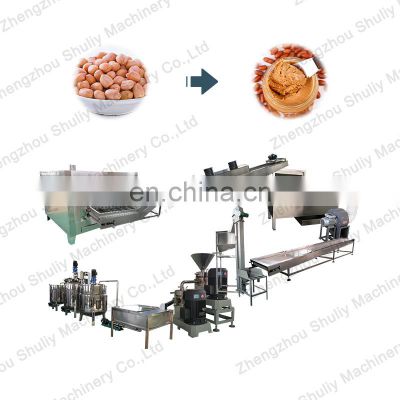 Factory price peanut butter grinder filling machine peant butter production line for hot sale