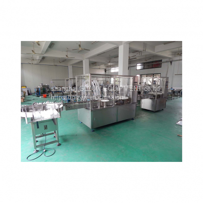 Sterilization, filling, plugging and capping production line