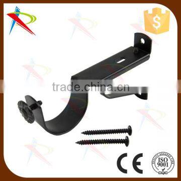 Metal material iron single curtain bracket/wall bracket