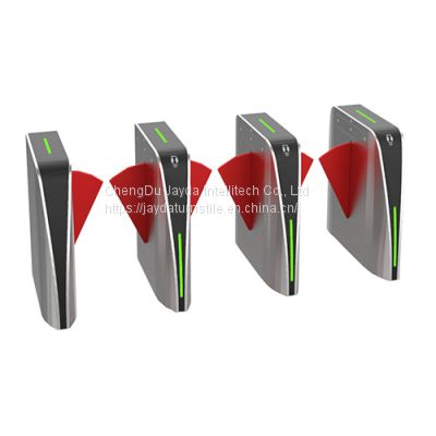 Crowd control flap gate security turnstile/ automatic flap barrier turnstile/flap barrier gate