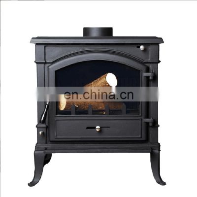 Surround Portable Cast Iron Modern Indoor Wood Burning Fireplaces