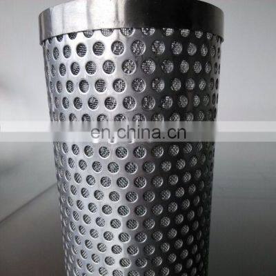 Factory supply 304 stainless steel water perforated filter tube