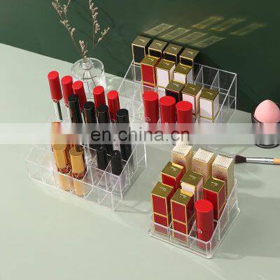 9/24/36/40 Grid Lipstick Box Acrylic Makeup Organizer Storage Box Lipstick Nail Polish Display Stand Holder Cosmetic Organizer photo-5
