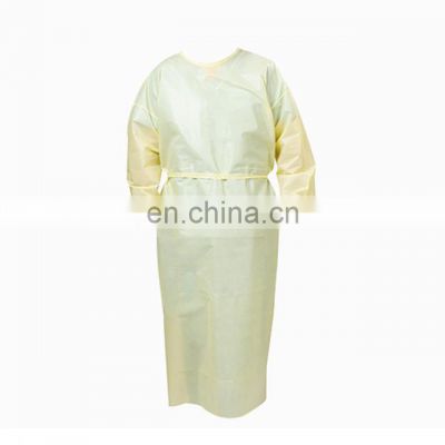 Disposable Custom SMS/PP Isolation Gown Disposable Surgical sterile Medical Doctor Gown