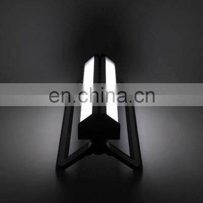 Red Outdoor Foldable Portable Usb Rechargeable Flashlight Tent Round Led Camping Light dc photo-2