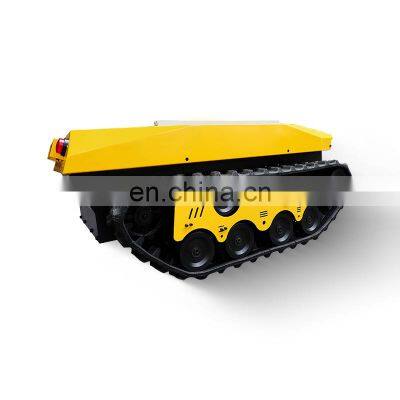 Matilda suspension system rubber tracked crawler low-speed shock absorption effect robot chassis