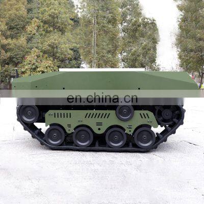All Terrain Tracked Vehicles Chassis Robot Picking Fruit Drain Cleaning Machine