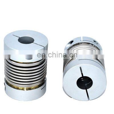 Metal Bellows Clamp Type Spring Flexible Shaft Coupling For Step Motor photo-2