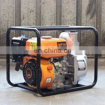 Bison China Ce 196Cc 170F 3Inch Wp30x Manual Gasoline Engine Petrol Centrifugal Water Pump 15M Suction